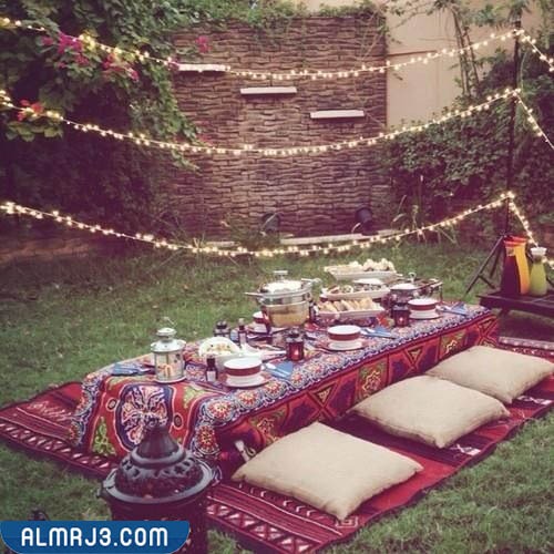 أفكار تزيين حديقة المنزل في رمضان