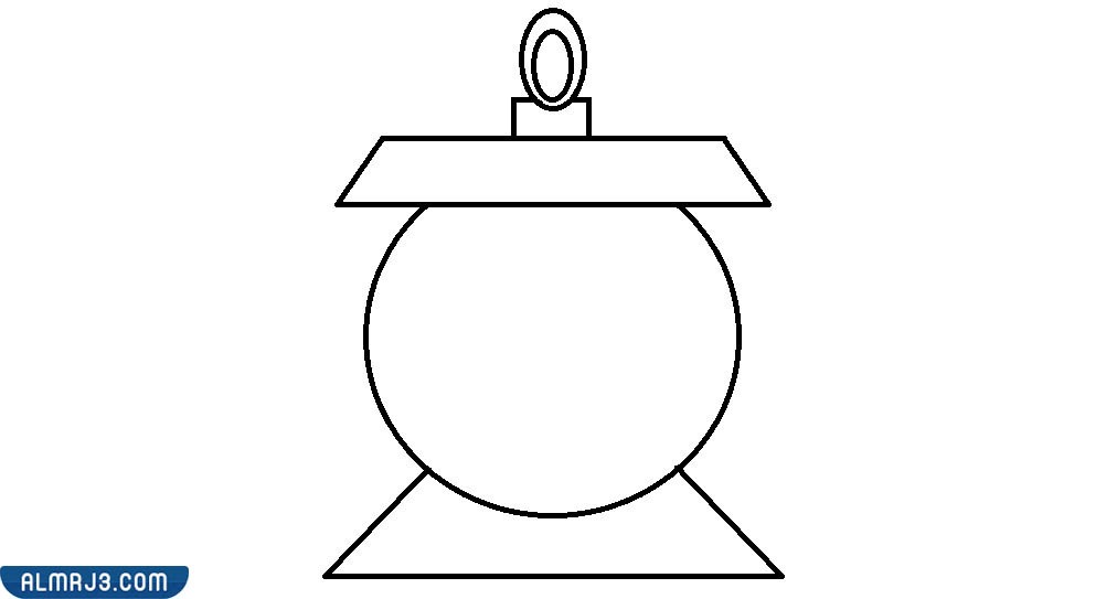 أوراق تلوين فانوس شهر رمضان 2022
