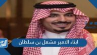 ابناء الامير مشعل بن سلطان