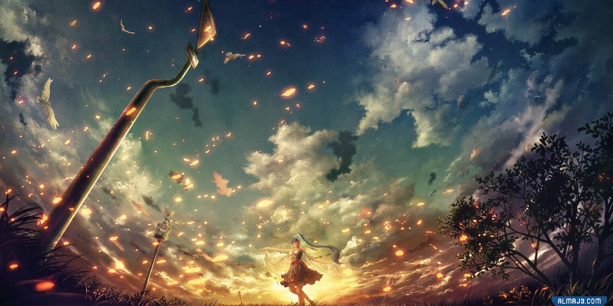 اجمل صور خلفيات فخمه انمي