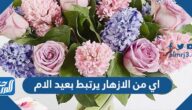 اي من الازهار يرتبط بعيد الام