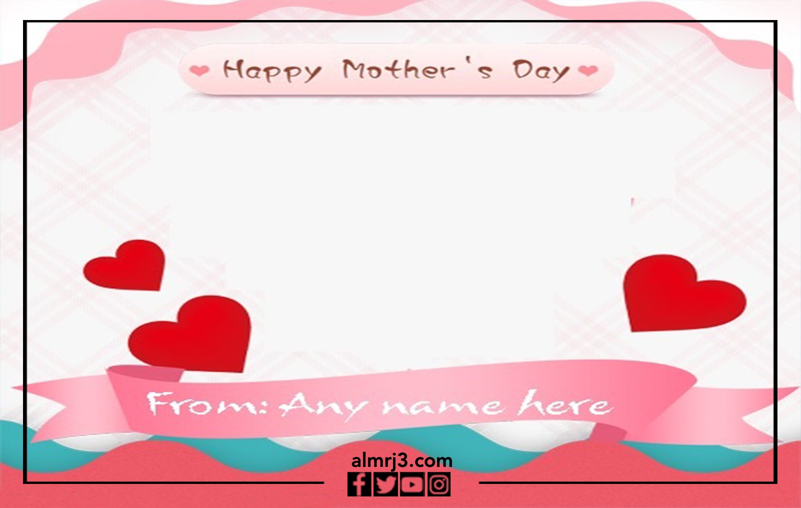 بطاقات اكتب اسمك على كارت معايدة عيد الام