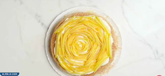 طريقة عمل الكنافة بالمانجو بالصور خطوة خطوة