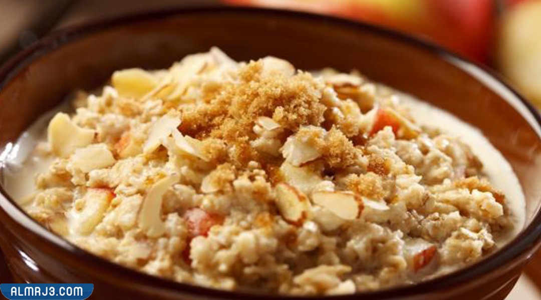 الشوفان بالتفاح