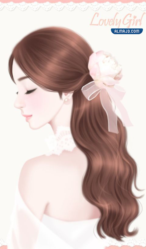 خلفيات بنات كرتون كيوت 2022