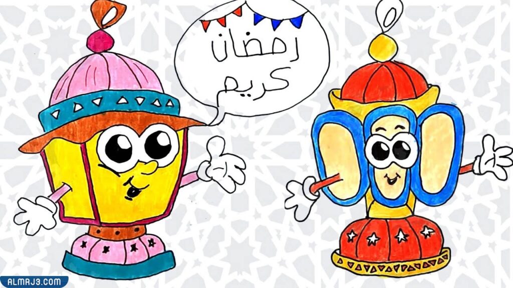 رسومات فانوس رمضان 2022