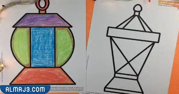 رسومات فانوس رمضان 2022
