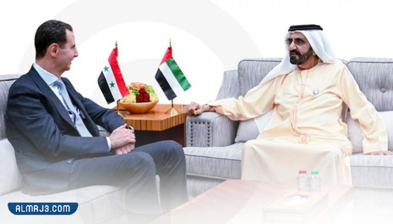 سبب زيارة بشار الأسد للامارات