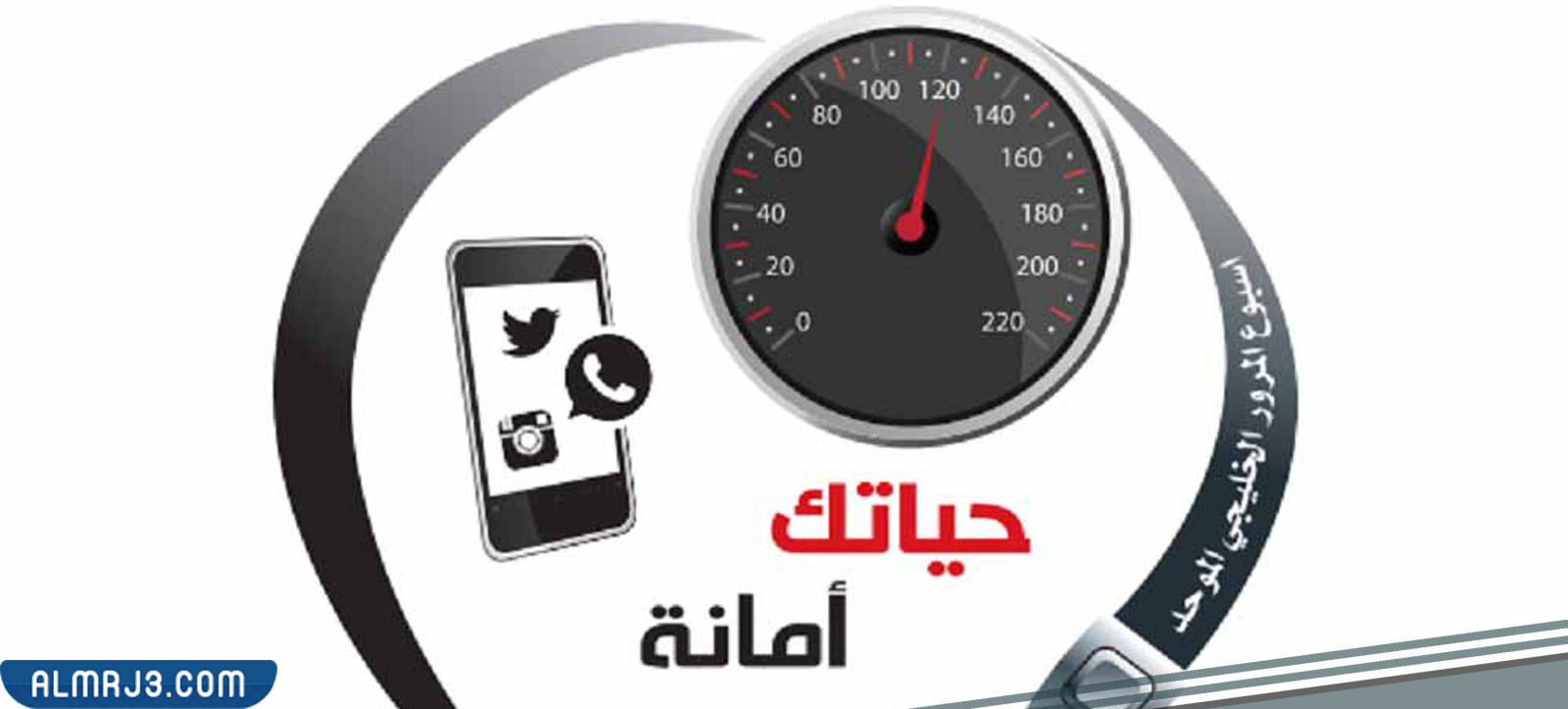 شعار اسبوع المرور الخليجي 2022