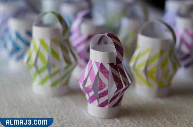 صناعة فانوس رمضان بالورق