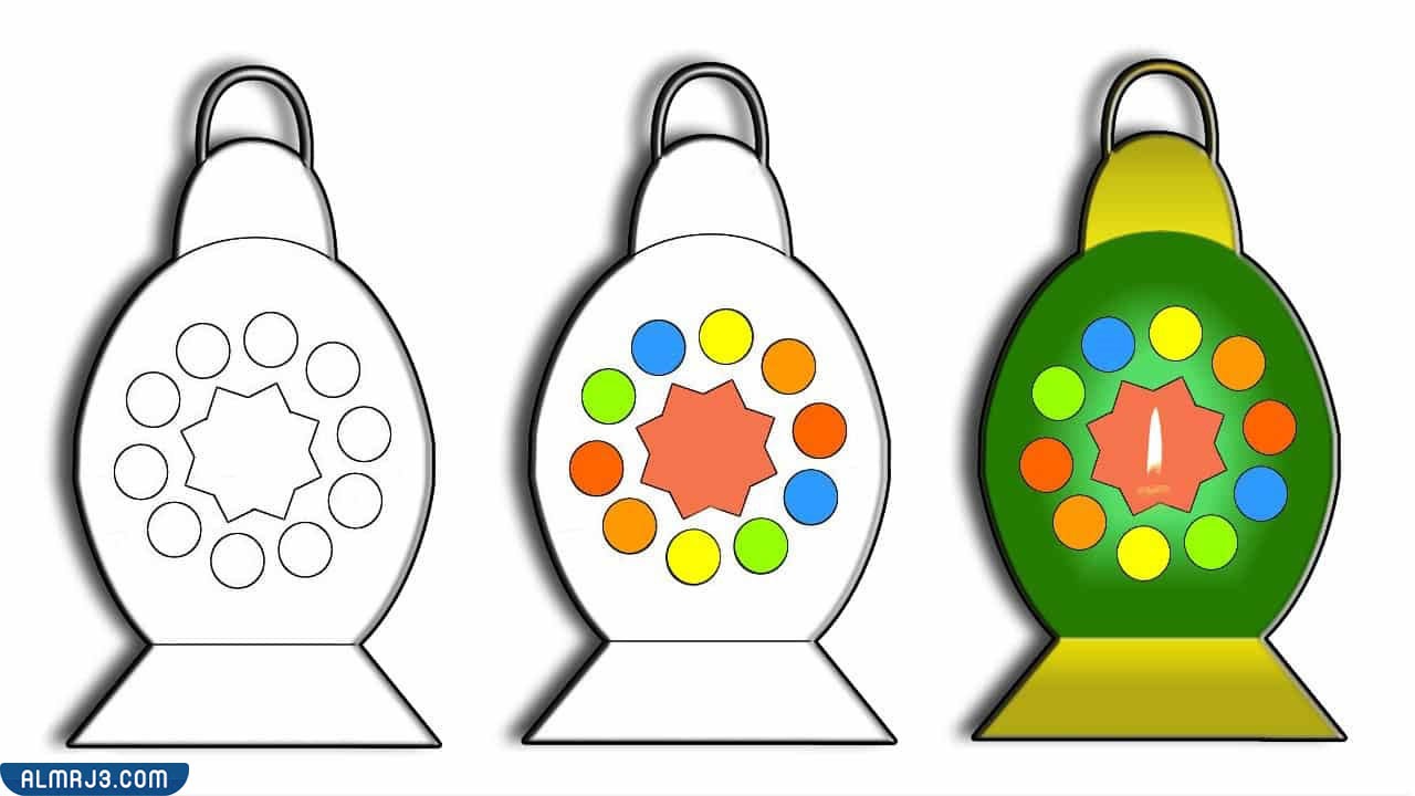 صور تلوين للأطفال لشهر رمضان جاهزة للطباعة