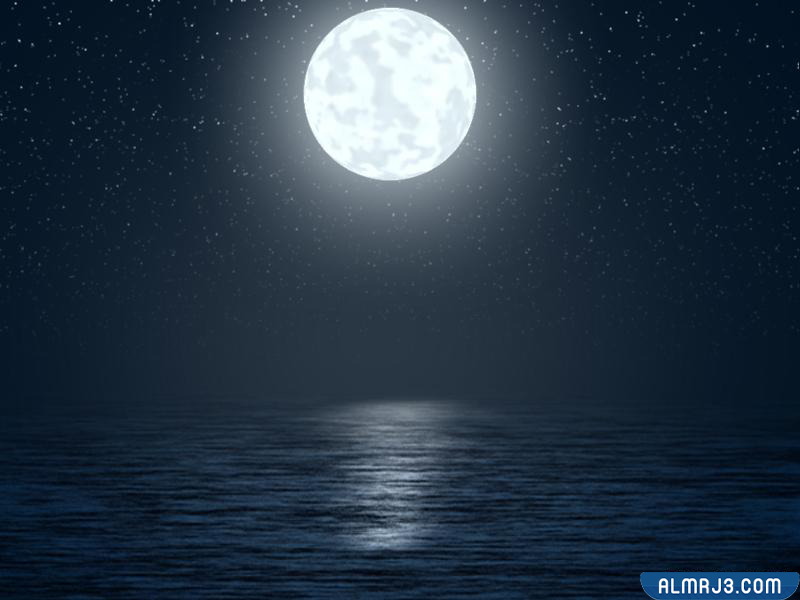 صور خلفيات القمر والبحر والنجوم