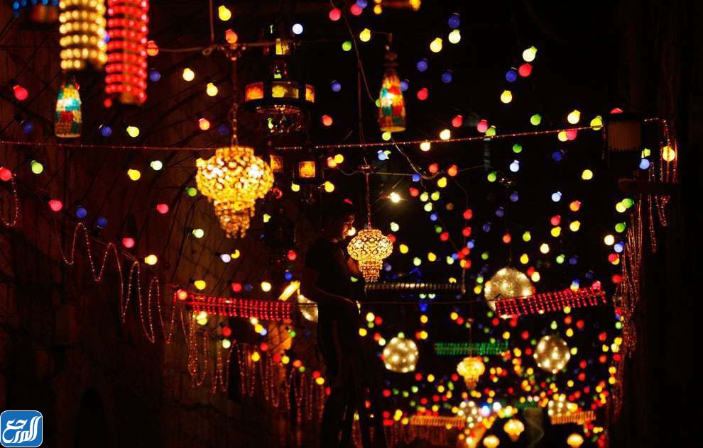 صور زينة رمضان في الشارع