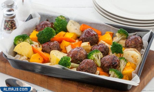 صينية اللحم بالخضار