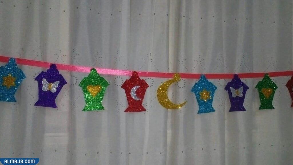 طريقة عمل زينة رمضان بالفوم