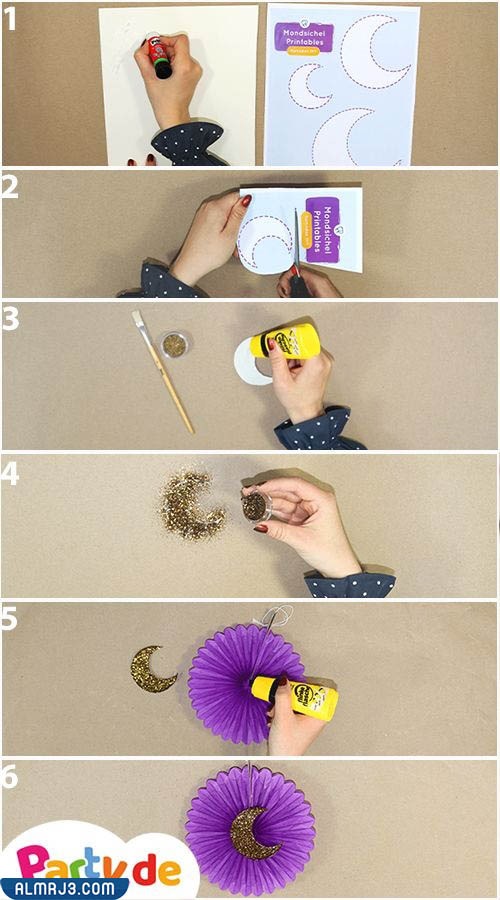 طريقة عمل زينة رمضان في البيت بالصور 2022