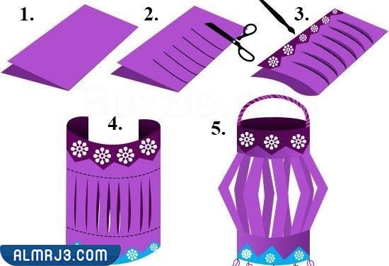 طريقة عمل زينة رمضان في البيت بالصور 2022