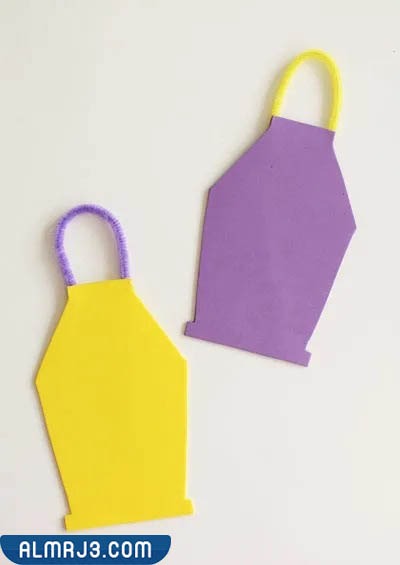 طريقة عمل فانوس رمضان بالفوم 2