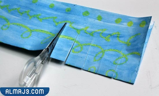 طريقة عمل فانوس رمضان بالورق 3