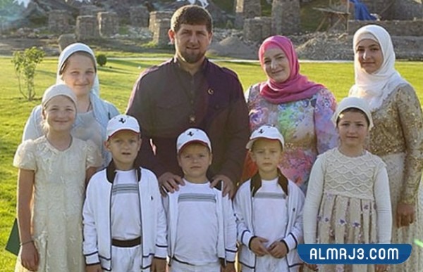 عدد ابناء رئيس الشيشان