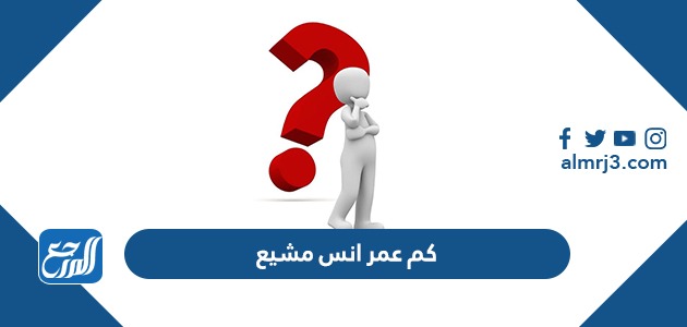 كم عمر انس مشيع