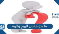ما هو معنى الروح والريه بالكويتي