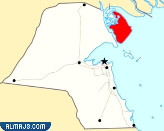 ما هي اكبر جزيرة بالكويت