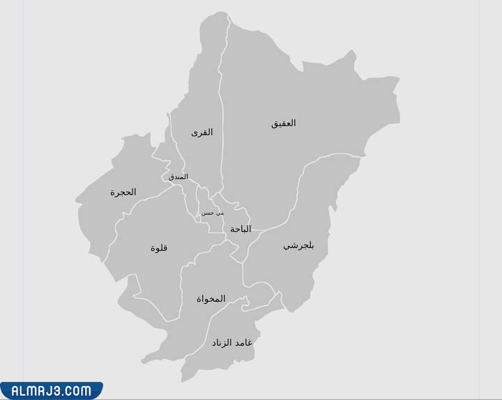 محافظات منطقة الباحة