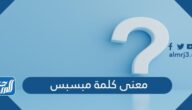 معنى كلمة مبسبس