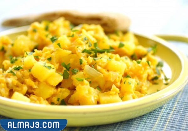 البطاطا مع البيض