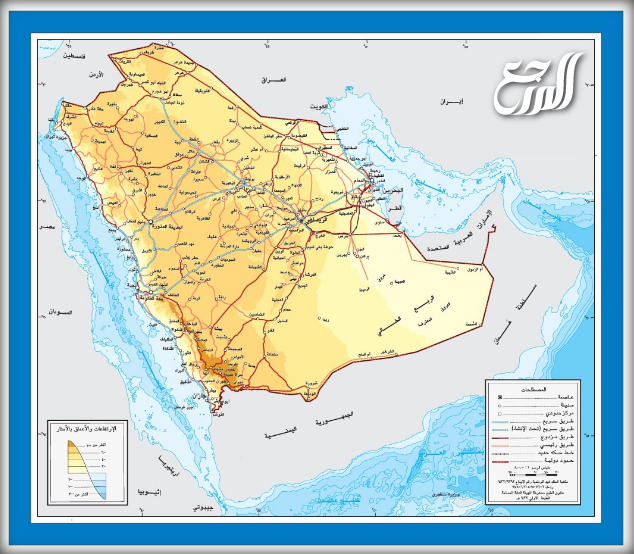 محافظات السعودية خريطة