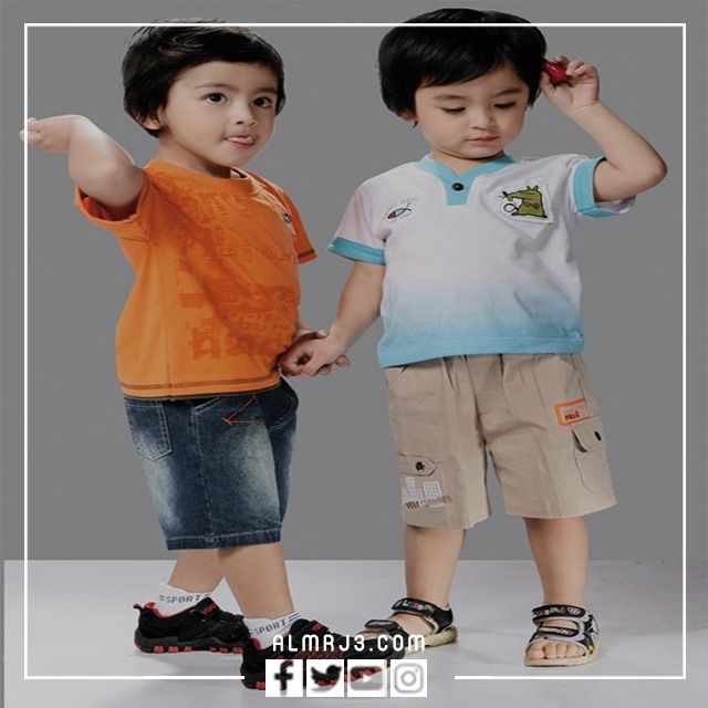 أطقم العيد للأولاد موردن بالصور