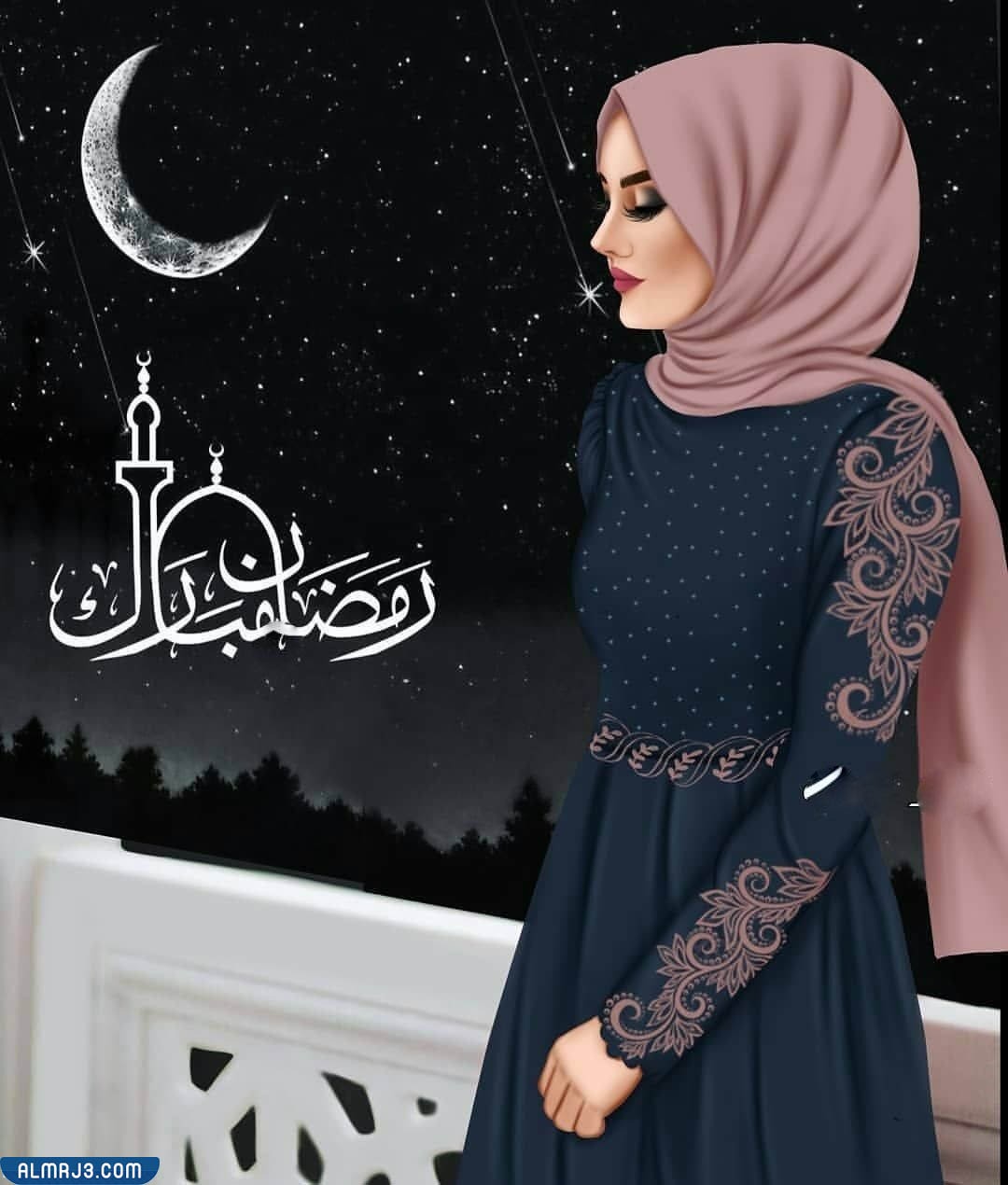 خلفيات بنات رمضان كيوت