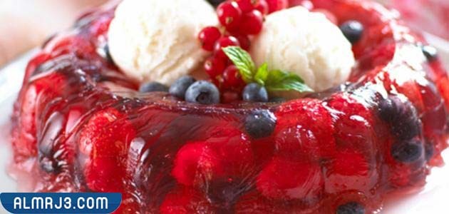 طريقة عمل الجلي بقطع الفواكة المشكلة