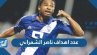 كم عدد اهداف ناصر الشمراني في الدوري السعودي