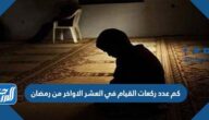 كم عدد ركعات القيام في العشر الاواخر من رمضان كم عدد ركعات القيام في العشر الاواخر من رمضان
