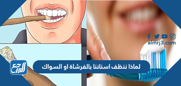 لماذا ننظف اسناننا بالفرشاة او السواك