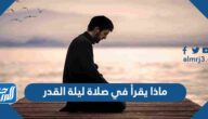 ماذا يقرأ في صلاة ليلة القدر
