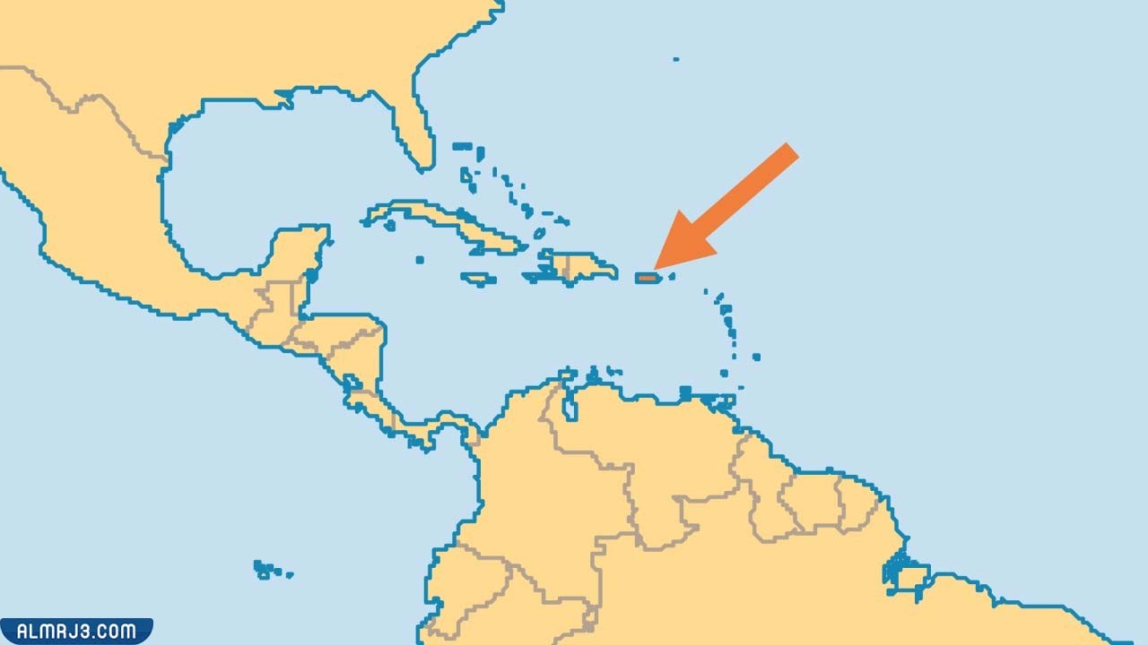 أين تقع بورتوريكو على الخريطة؟