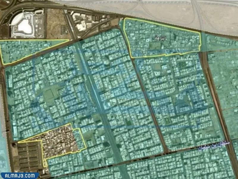 خريطة إزالة حي الروابي في جدة