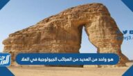 هو واحد من العديد من العجائب الجيولوجية في العلا