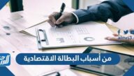 من أسباب البطالة الاقتصادية