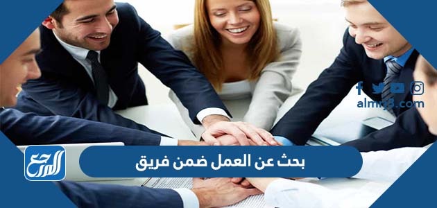 بحث عن العمل ضمن فريق