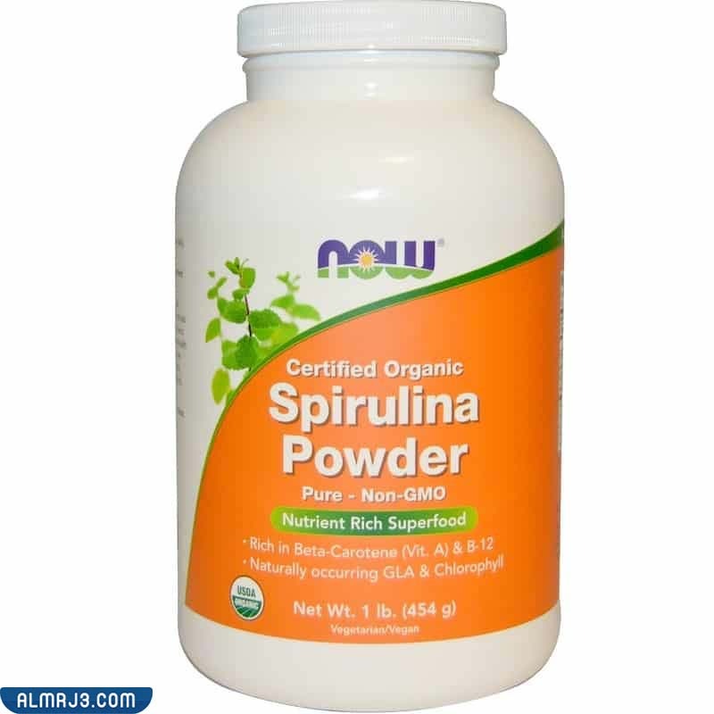 أنواع  مساحيق السبيرولينا مسحوق Now Foods Spirulina