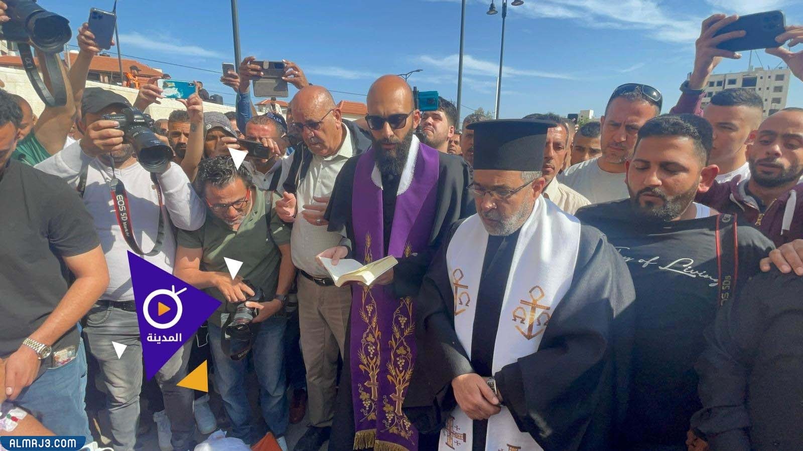 الوداع الأخير للصحفية شرين أبو عاقلة بالصور