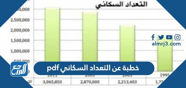 خطبة عن التعداد السكاني pdf