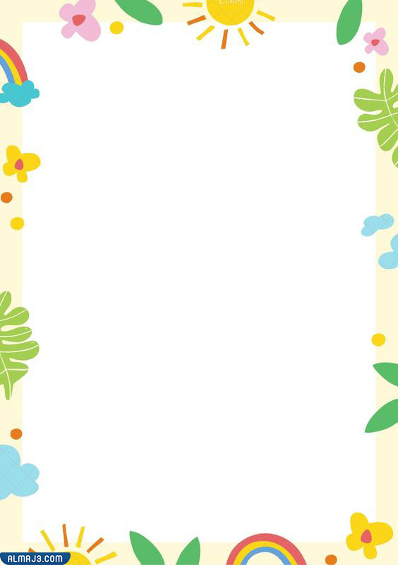 خلفيات مزخرفة للكتابة بداخلها في الوورد