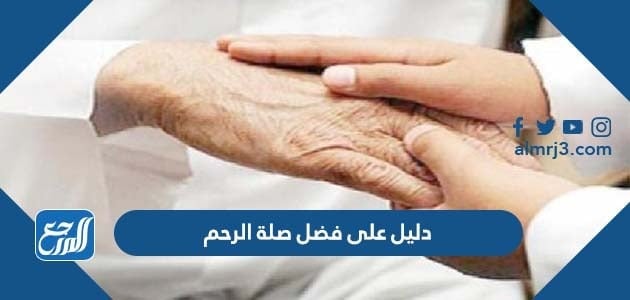 دليل على فضل صلة الرحم