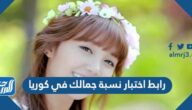 رابط اختبار نسبة جمالك في كوريا