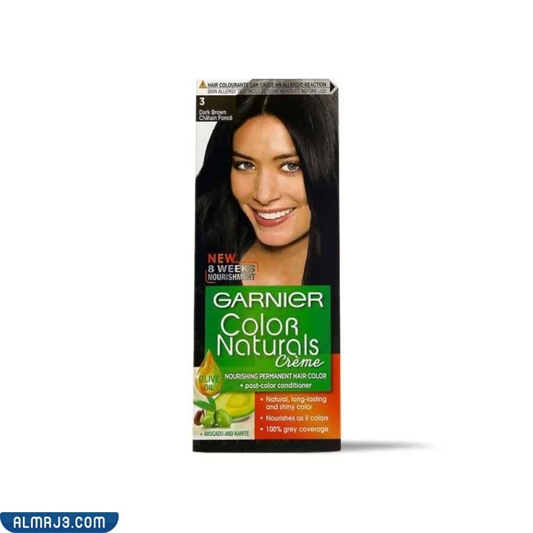 صبغة غارنييه بني غامق رقم (3)